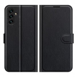 Book Case - Samsung Galaxy A13 5G / A04s Hoesje - Zwart