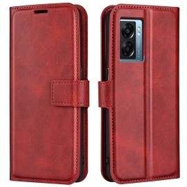 Coverup Deluxe Book Case - OPPO A57 / A77 Hoesje - Rood