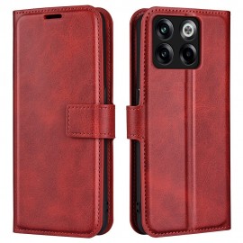 Deluxe Book Case - OnePlus 10T Hoesje - Rood