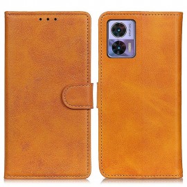 Coverup Luxe Book Case - Motorola Edge 30 Neo Hoesje - Bruin