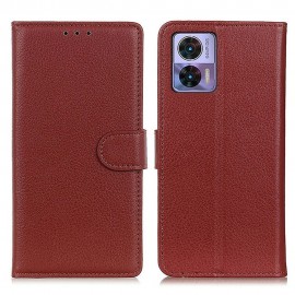 Coverup Book Case - Motorola Edge 30 Neo Hoesje - Bruin