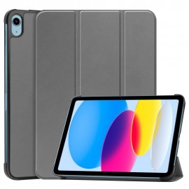 Tri-Fold Book Case met Wake/Sleep - iPad 10.9 (2022) Hoesje - Grijs