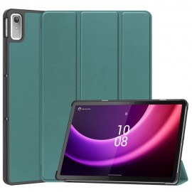 Tri-Fold Book Case met Wake/Sleep - Lenovo Tab P11 Gen 2 Hoesje - Groen