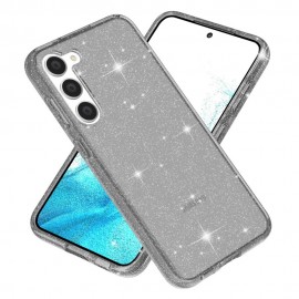 Coverup Glitter TPU Back Cover - Samsung Galaxy S23 Plus Hoesje - Grijs