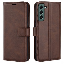 Coverup Deluxe Book Case - Samsung Galaxy S23 Plus Hoesje - Donkerbruin