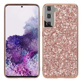 Coverup Glitter Back Cover - Samsung Galaxy S23 Hoesje - Rose Gold