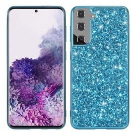 Coverup Glitter Back Cover - Samsung Galaxy S23 Hoesje - Blauw