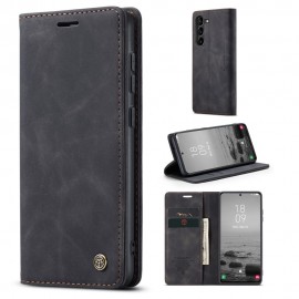CaseMe Book Case - Samsung Galaxy S23 Hoesje - Zwart
