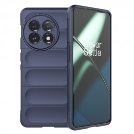 Rugged Shield TPU Back Cover - OnePlus 11 5G Hoesje - Donkerblauw