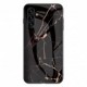 Coverup Marble Glass Back Cover - Samsung Galaxy A54 Hoesje - Zwart / Goud