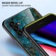 Coverup Marble Glass Back Cover - Samsung Galaxy A54 Hoesje - Zwart / Goud