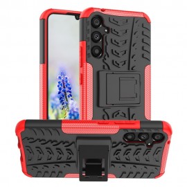 Coverup Rugged Kickstand Back Cover - Samsung Galaxy A34 Hoesje - Rood