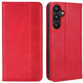 Coverup Vintage Style Book Case - Samsung Galaxy A34 Hoesje - Rood