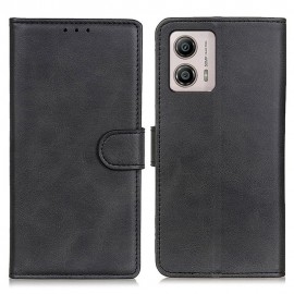 Luxe Book Case - Motorola Moto G13 / G23 Hoesje - Zwart