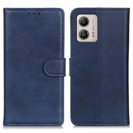 Luxe Book Case - Motorola Moto G13 / G23 / G53 Hoesje - Blauw