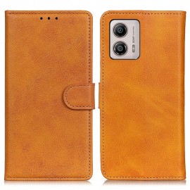 Luxe Book Case - Motorola Moto G13 / G23 Hoesje - Bruin