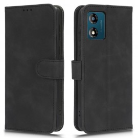 Book Case - Motorola Moto E13 Hoesje - Zwart