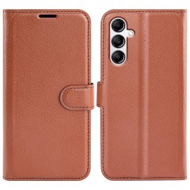 Coverup Book Case - Samsung Galaxy A34 Hoesje - Bruin