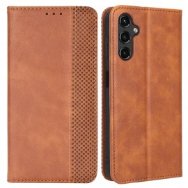 Coverup Vintage Style Book Case - Samsung Galaxy A14 Hoesje - Bruin