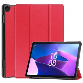 Tri-Fold Book Case - Lenovo Tab M10 (Gen 3) Hoesje - Rood
