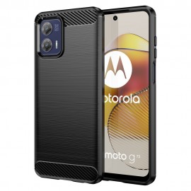 Coverup Armor Brushed TPU Back Cover - Motorola Moto G73 Hoesje - Zwart