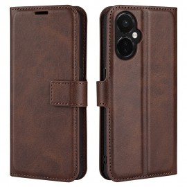 Coverup Deluxe Book Case - OnePlus Nord CE 3 Lite 5G Hoesje - Donkerbruin
