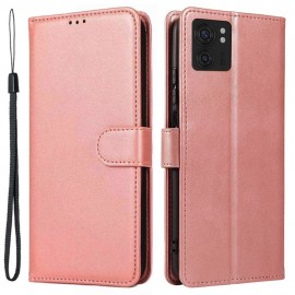 Coverup Book Case - Motorola Edge 40 Hoesje - Rose Gold