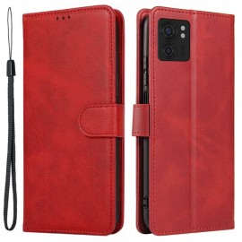 Coverup Book Case - Motorola Edge 40 Hoesje - Rood