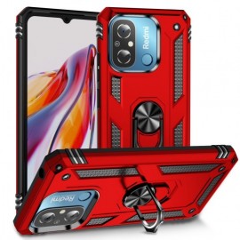 Coverup Ring Kickstand Back Cover - Xiaomi Redmi 12C Hoesje - Rood