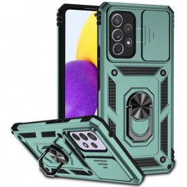 Coverup Armor Ring Kickstand Back Cover met Camera Shield - Samsung Galaxy A53 Hoesje - Mintgroen