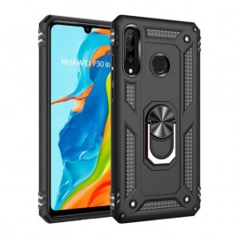 Coverup Ring Kickstand Back Cover - Huawei P30 Lite Hoesje - Zwart