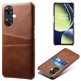 Coverup Dual Card Back Cover - OnePlus Nord CE 3 Lite 5G Hoesje - Bruin