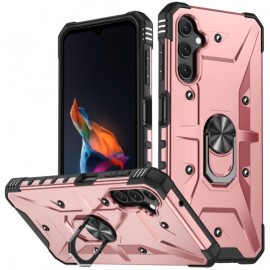 Coverup Heavy Duty Ring Kickstand Back Cover - Samsung Galaxy A14 Hoesje - Rose Gold