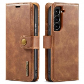 DG.MING 2-in-1 Book Case - Samsung Galaxy S10e Hoesje - Bruin