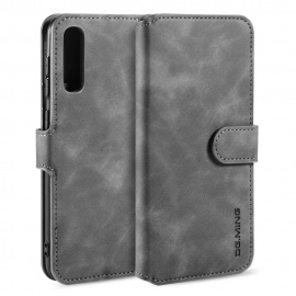 DG.MING Luxe Book Case - Samsung Galaxy S9 Hoesje - Grijs