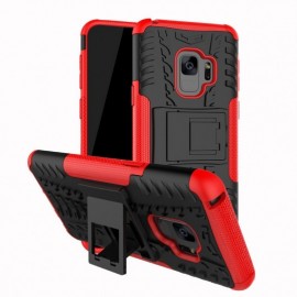 Coverup Rugged Kickstand Back Cover - Samsung Galaxy S9 Hoesje - Rood