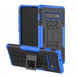 Coverup Rugged Kickstand Back Cover - Samsung Galaxy S10 Hoesje - Blauw