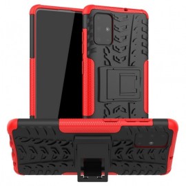 Coverup Rugged Kickstand Back Cover - Samsung Galaxy A71 Hoesje - Rood