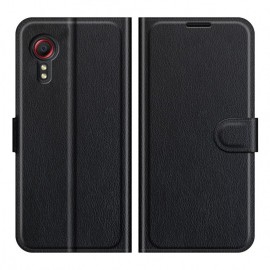 Coverup Book Case - Samsung Galaxy Xcover 5 Hoesje - Zwart