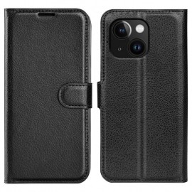 Coverup Book Case - iPhone 15 Hoesje - Zwart