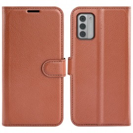 Coverup Book Case - Nokia G42 Hoesje - Bruin