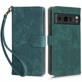 Coverup Book Case met Koord - Google Pixel 8 Pro Hoesje - Groen