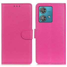 Coverup Book Case - Motorola Edge 40 Neo Hoesje - Roze