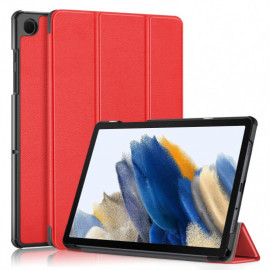 Tri-Fold Book Case met Wake/Sleep - Samsung Galaxy Tab A9 Plus Hoesje - Rood