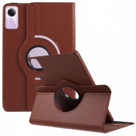 360 Rotating Book Case - Xiaomi Redmi Pad SE Hoesje - Bruin