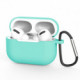 Coverup Siliconen Case - AirPods Pro Hoesje - Cyan