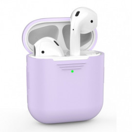 Coverup Siliconen Case - AirPods 1 & 2 Hoesje - Paars