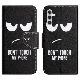 Coverup Book Case - Samsung Galaxy A05s Hoesje - Don't Touch