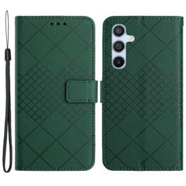 Coverup Rhombus Book Case - Samsung Galaxy S24 Plus Hoesje - Groen