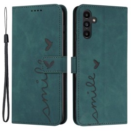 Coverup Smile Book Case - Samsung Galaxy A05s Hoesje - Groen